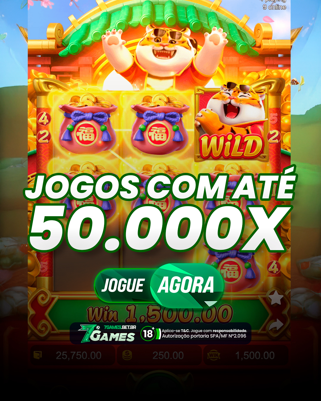 fortune tiger pegando wild 