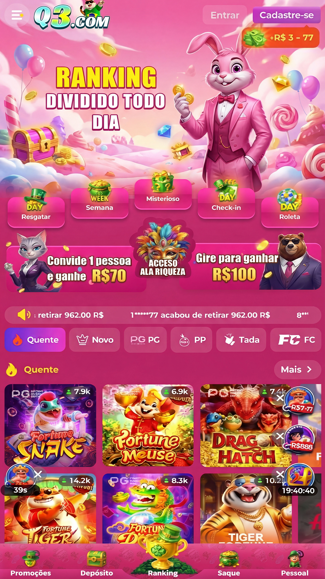 p9 com horário pagante 